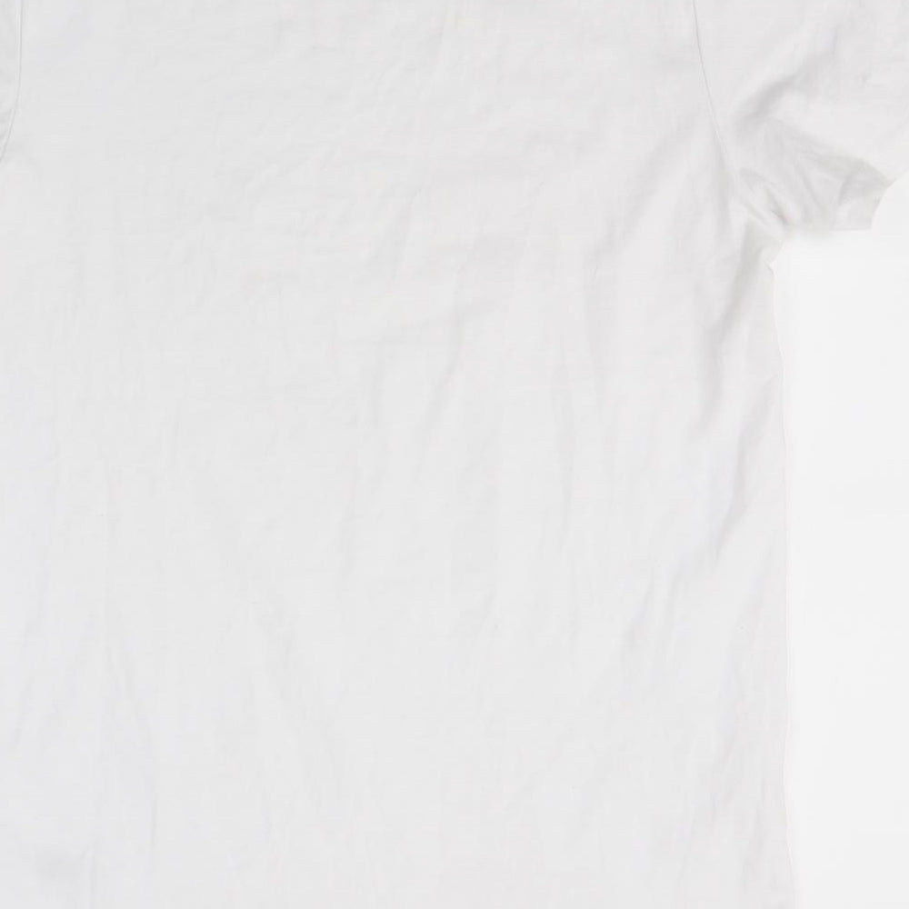 Primark Mens White    T-Shirt Size M