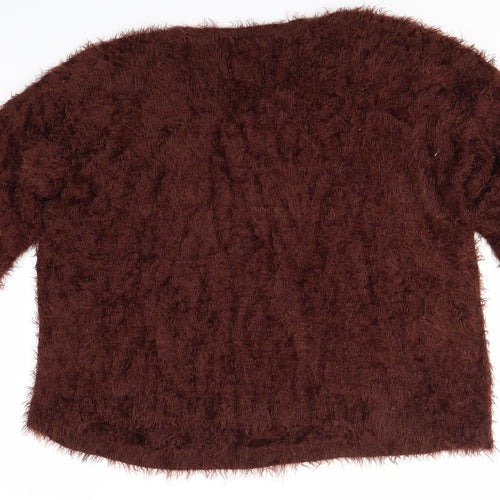 Stradivarius Womens Brown   Pullover Jumper Size L