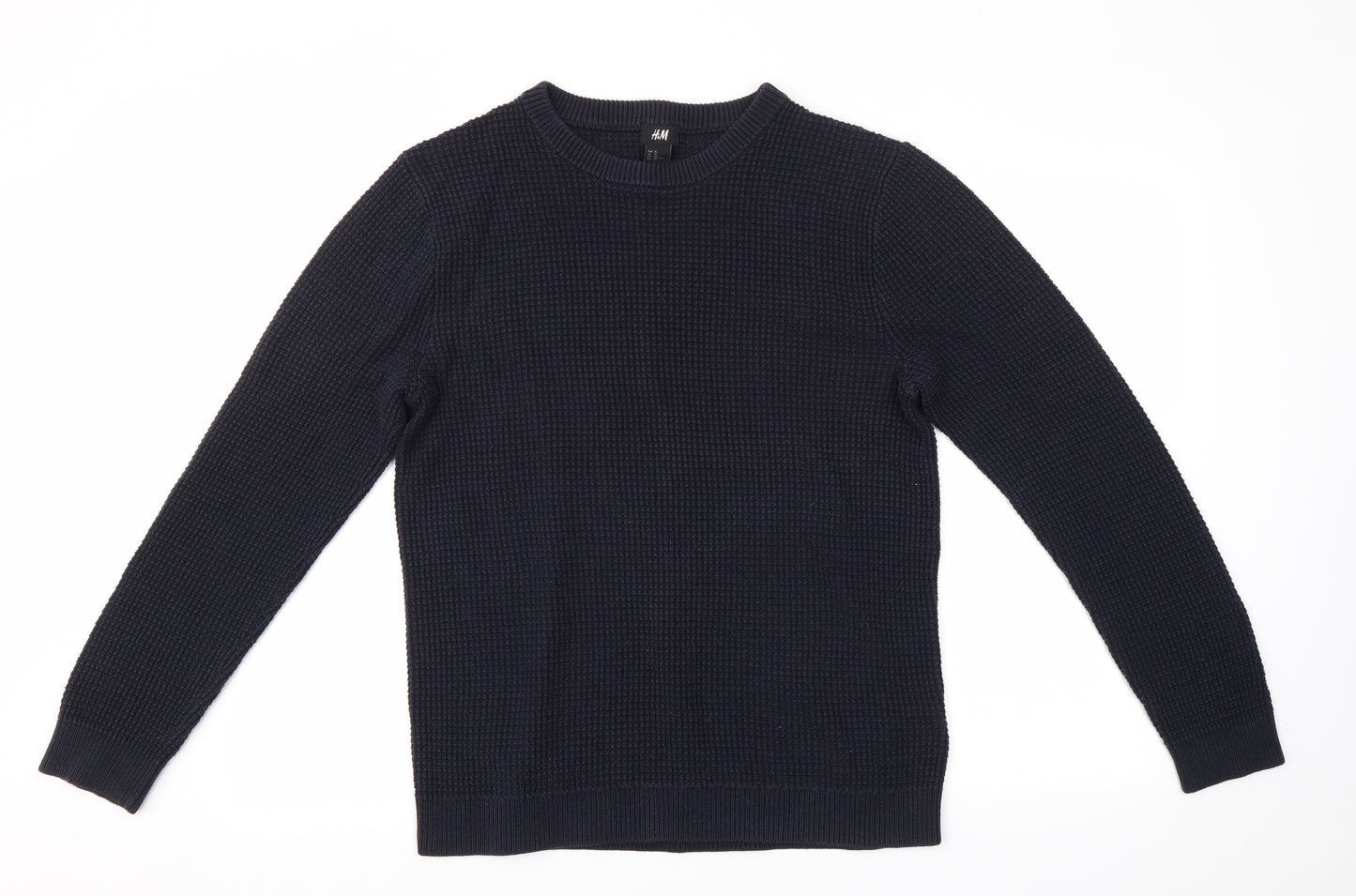 H&M Mens Blue   Pullover Jumper Size XL
