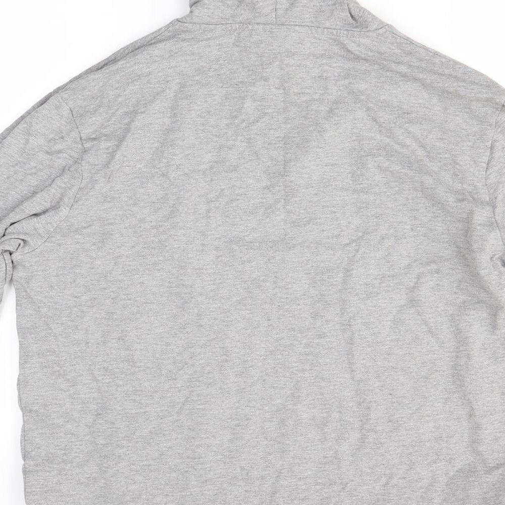 JACK & JONES Mens Grey   Pullover Hoodie Size L