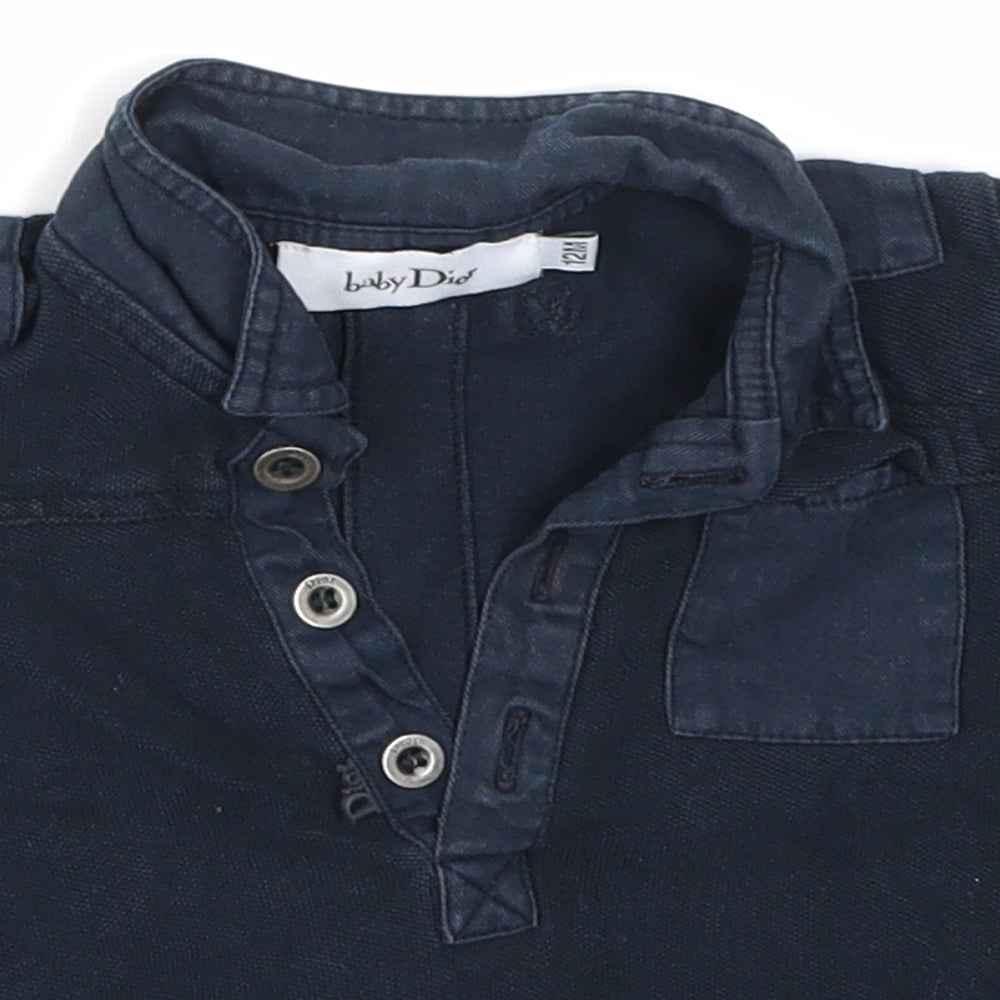 Preworn Baby Blue   Basic Polo Size 12 Months