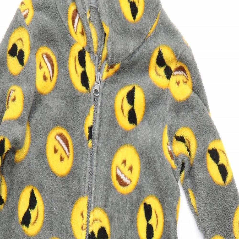Preworn Boys Multicoloured Solid   One Piece Size 6-7 Years  - Emoji