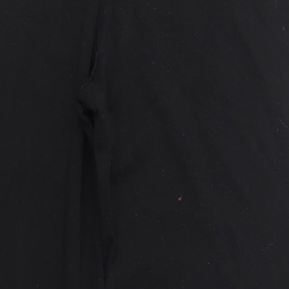 M&S Womens Black   Jogger Trousers Size 12 L29 in
