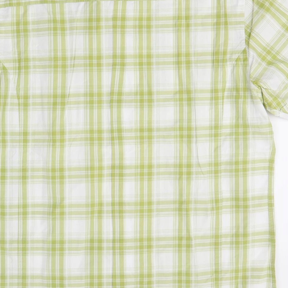 Jasper Conran Mens Green Check   Button-Up Size L