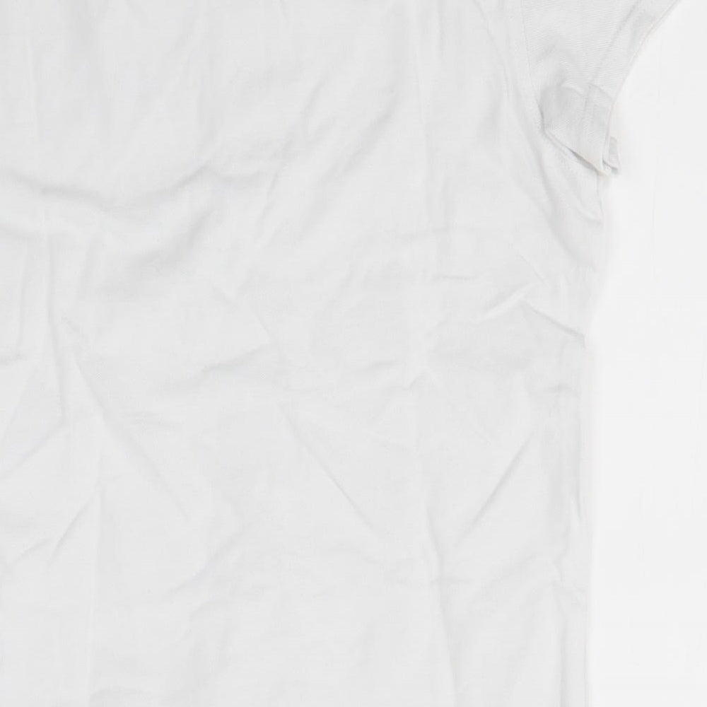 George Girls White   Basic Polo Size 11-12 Years