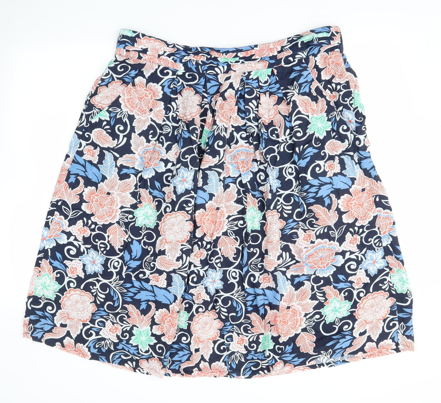 M&Co Womens Multicoloured Floral  A-Line Skirt Size 20