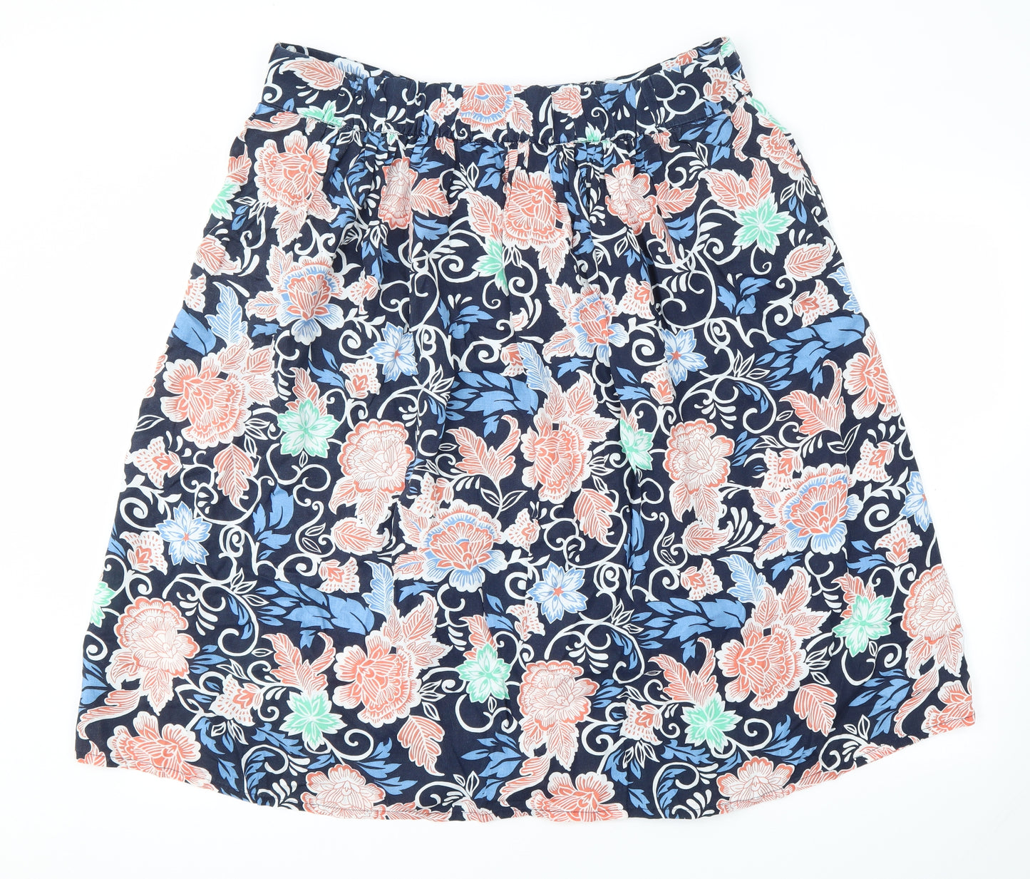 M&Co Womens Multicoloured Floral  A-Line Skirt Size 20