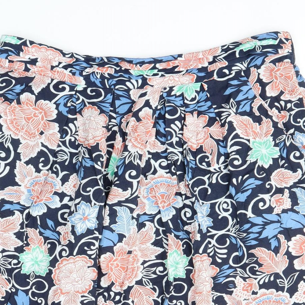 M&Co Womens Multicoloured Floral  A-Line Skirt Size 20