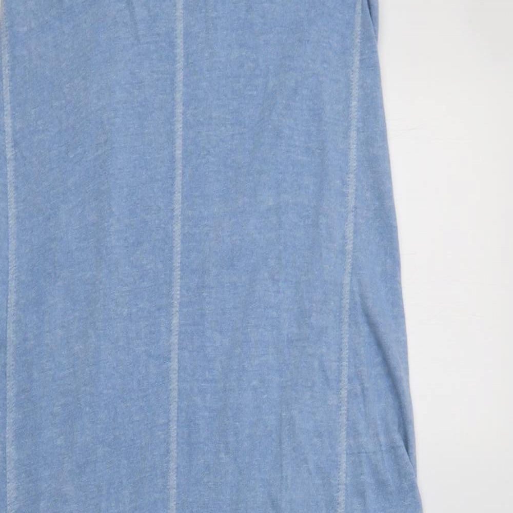 Poetry Womens Blue   A-Line Skirt Size 10
