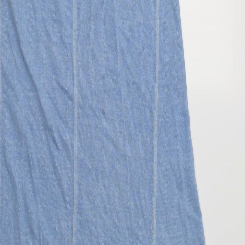Poetry Womens Blue   A-Line Skirt Size 10