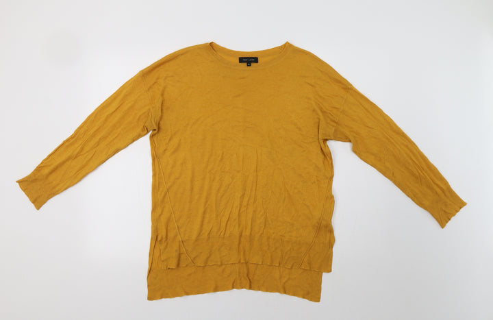 New Look Womens Yellow   Pullover Jumper Size 14