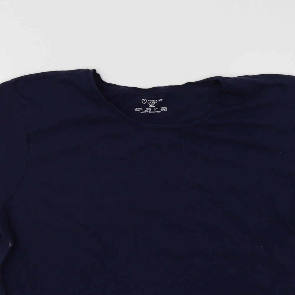 Primark Womens Blue   Basic T-Shirt Size L