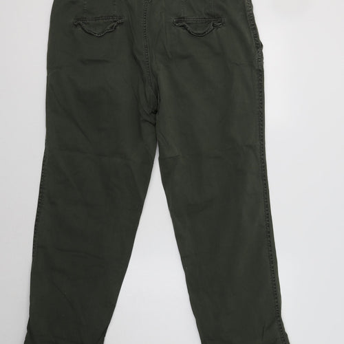 New Look Womens Green   Cargo Trousers Size 16 L31 in