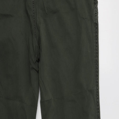New Look Womens Green   Cargo Trousers Size 16 L31 in