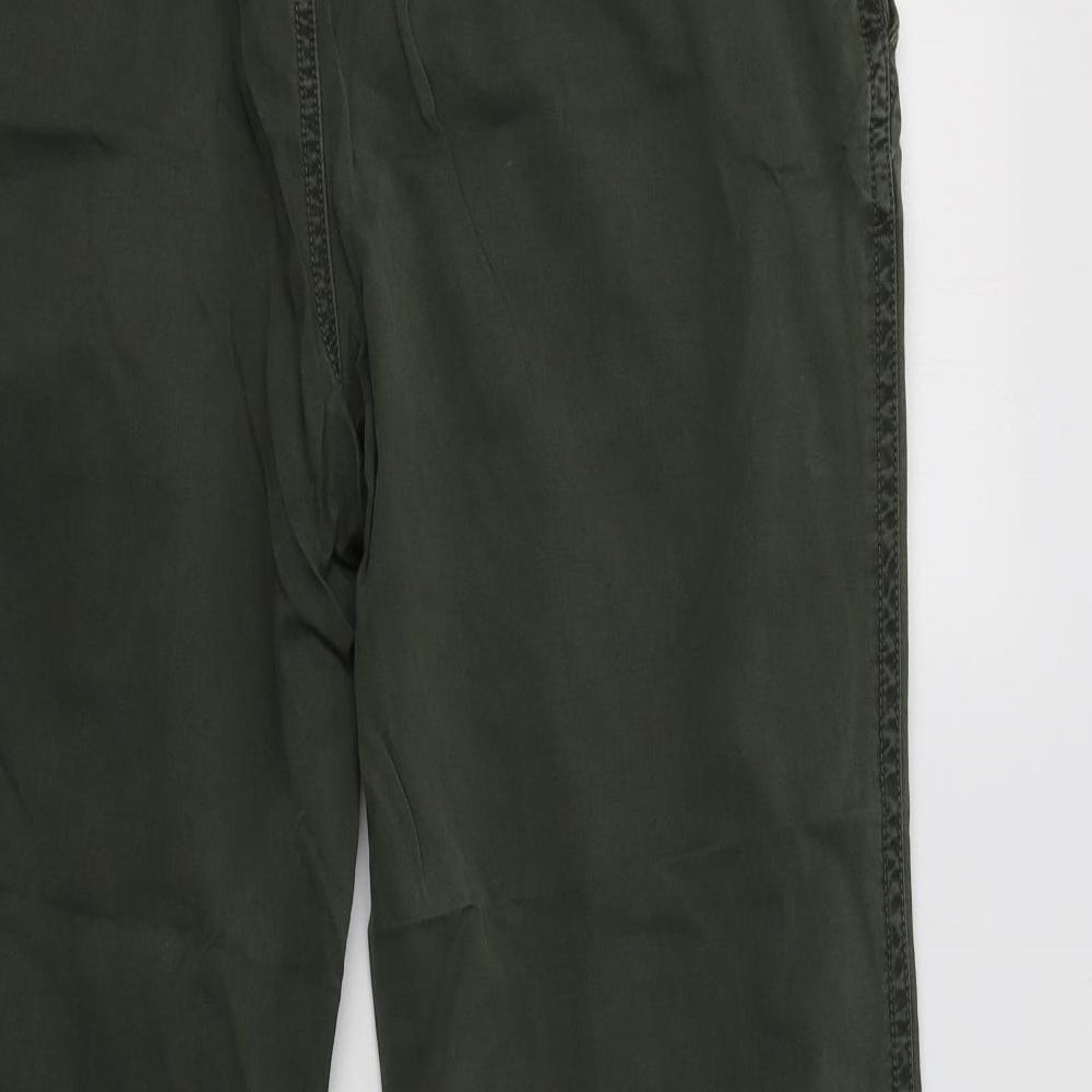 New Look Womens Green   Cargo Trousers Size 16 L31 in