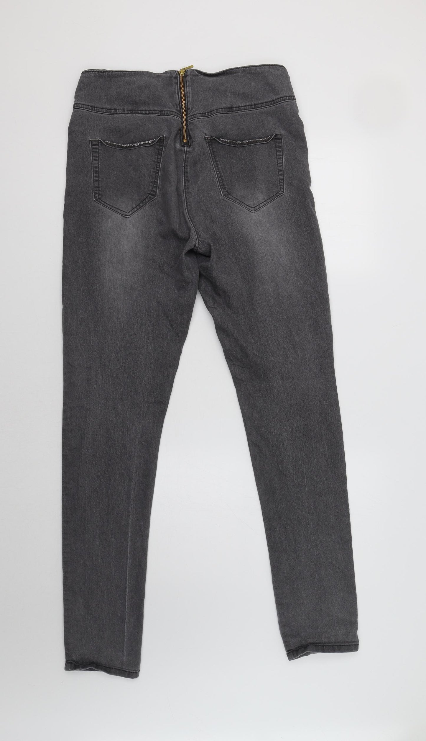 VERO MODA Womens Grey   Mom Jeans Size M L32 in
