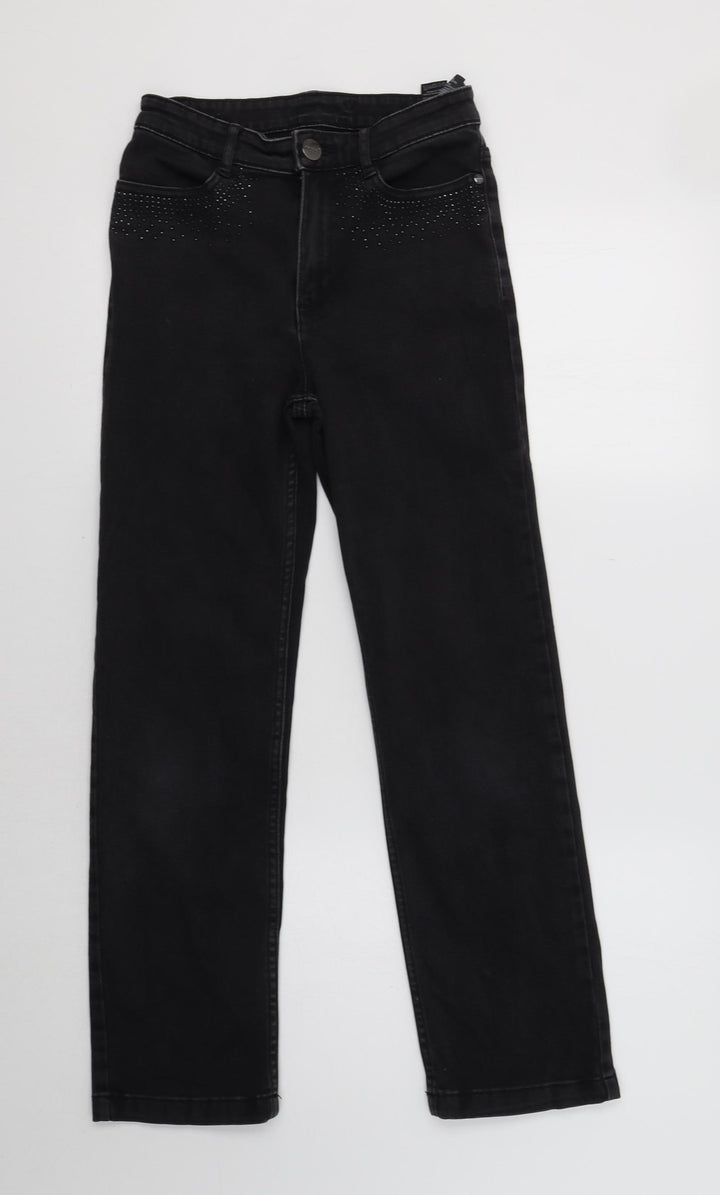 M&S Womens Grey Skinny Jeans Size 8 L27 in