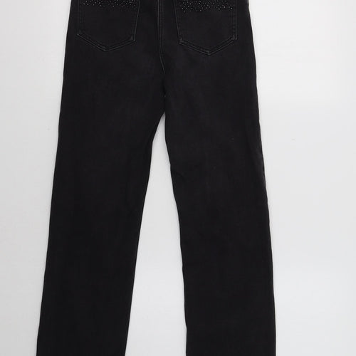 M&S Womens Grey   Skinny Jeans Size 8 L27 in