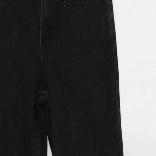M&S Womens Grey   Skinny Jeans Size 8 L27 in