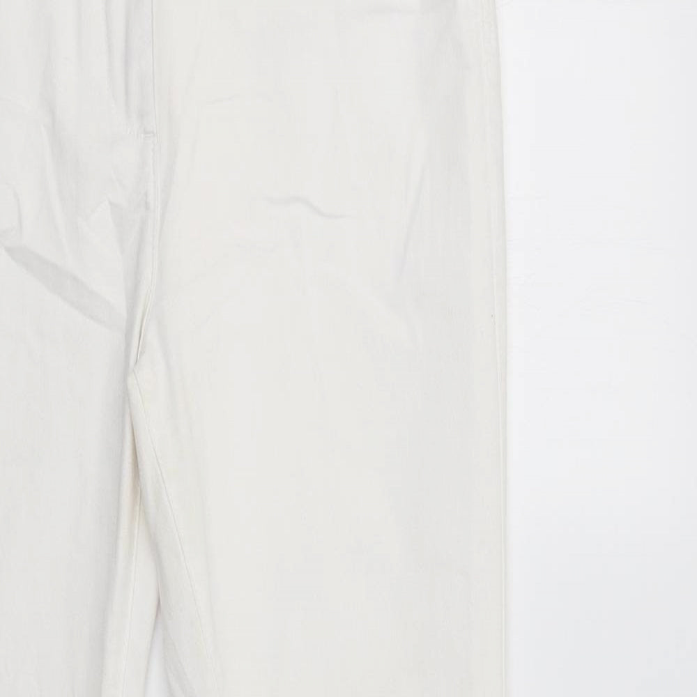 M&S Womens White   Jegging Jeans Size 16 L30 in