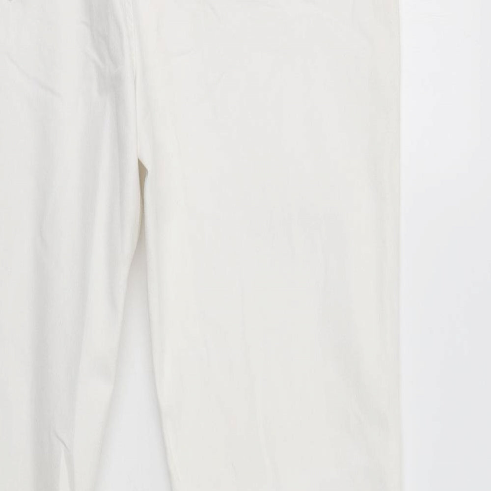 M&S Womens White   Jegging Jeans Size 16 L30 in