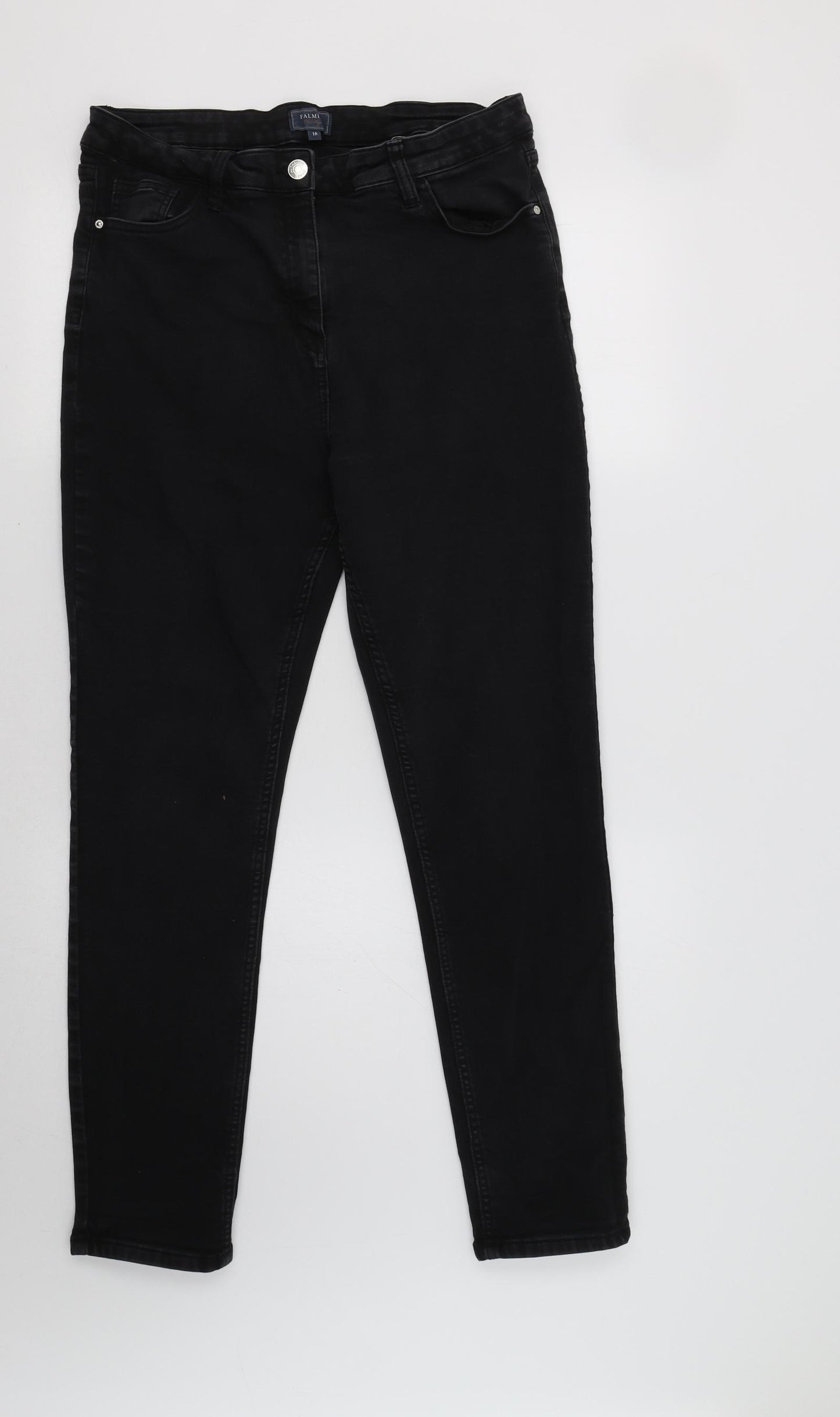 Matalan Womens Black   Jegging Jeans Size 16 L29 in