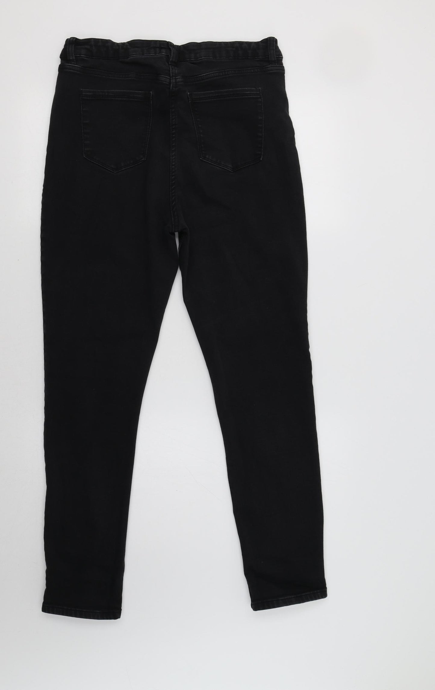 Matalan Womens Black   Jegging Jeans Size 16 L29 in