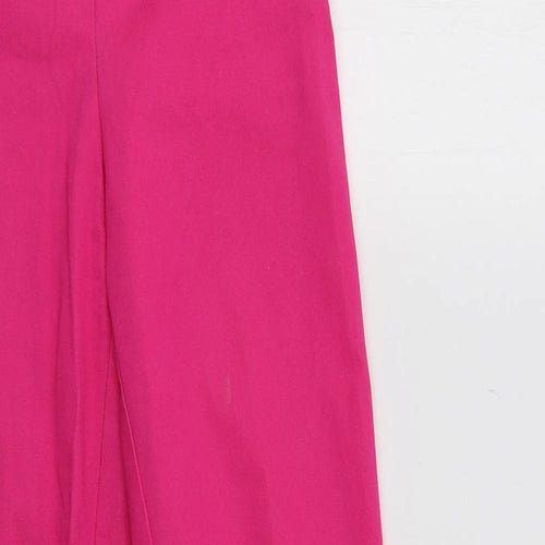 H&M Womens Pink   Chino Trousers Size 6 L27 in