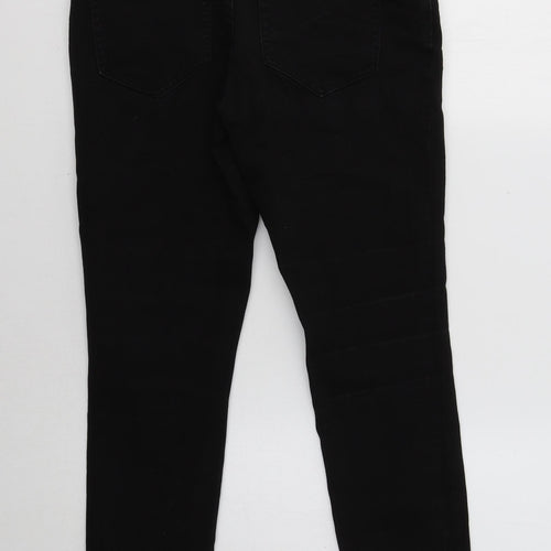 Lands' End Womens Black   Skinny Jeans Size 8 L27 in