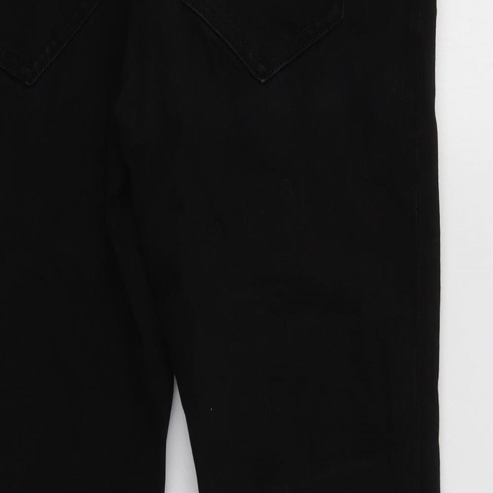 Lands' End Womens Black   Skinny Jeans Size 8 L27 in