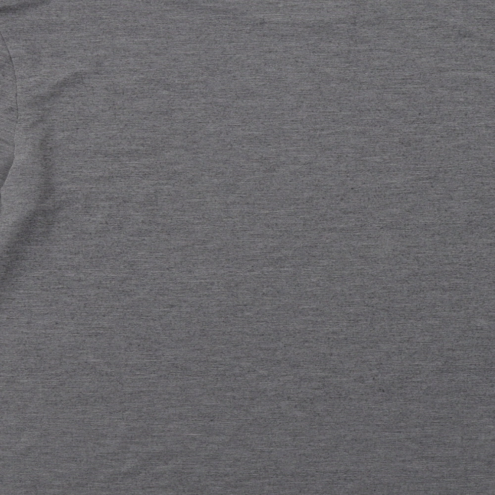 M&S Womens Grey   Basic T-Shirt Size L