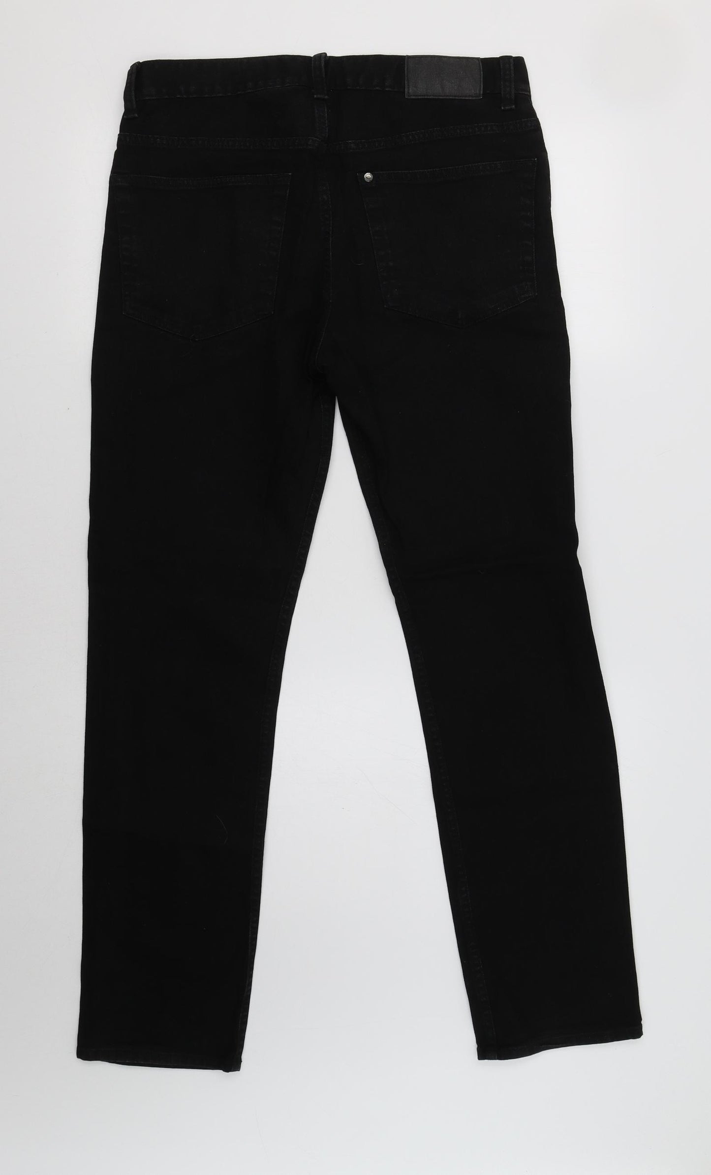 H&M Mens Black   Straight Jeans Size 34 L31 in