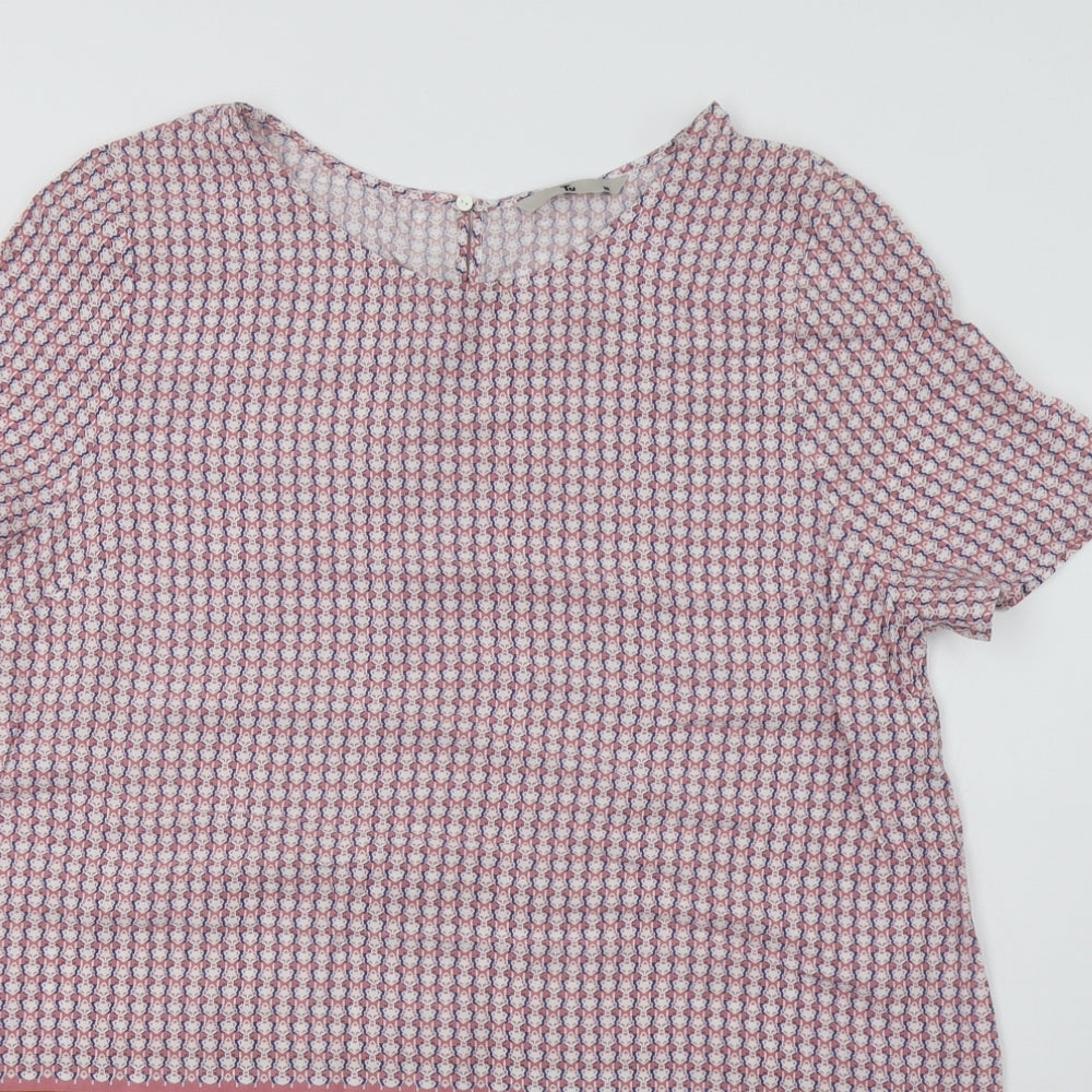 TU Womens Multicoloured Geometric  A-Line  Size 16