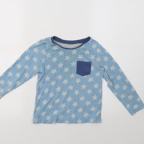 George Boys Blue    Pyjama Top Size 6-7 Years  - Star Print