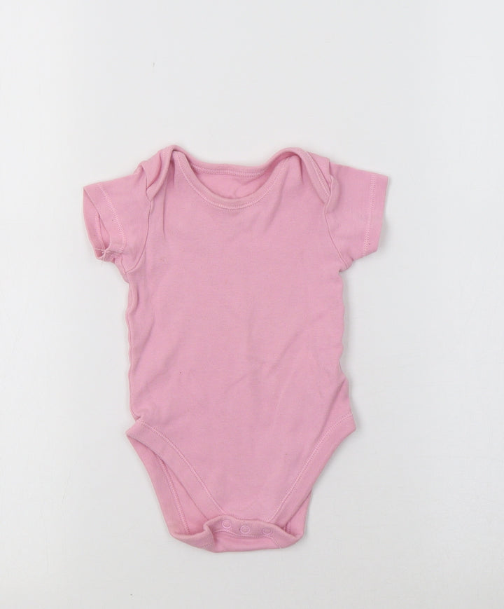 Nutmeg Baby Pink Romper One-Piece Size 6-9 Months