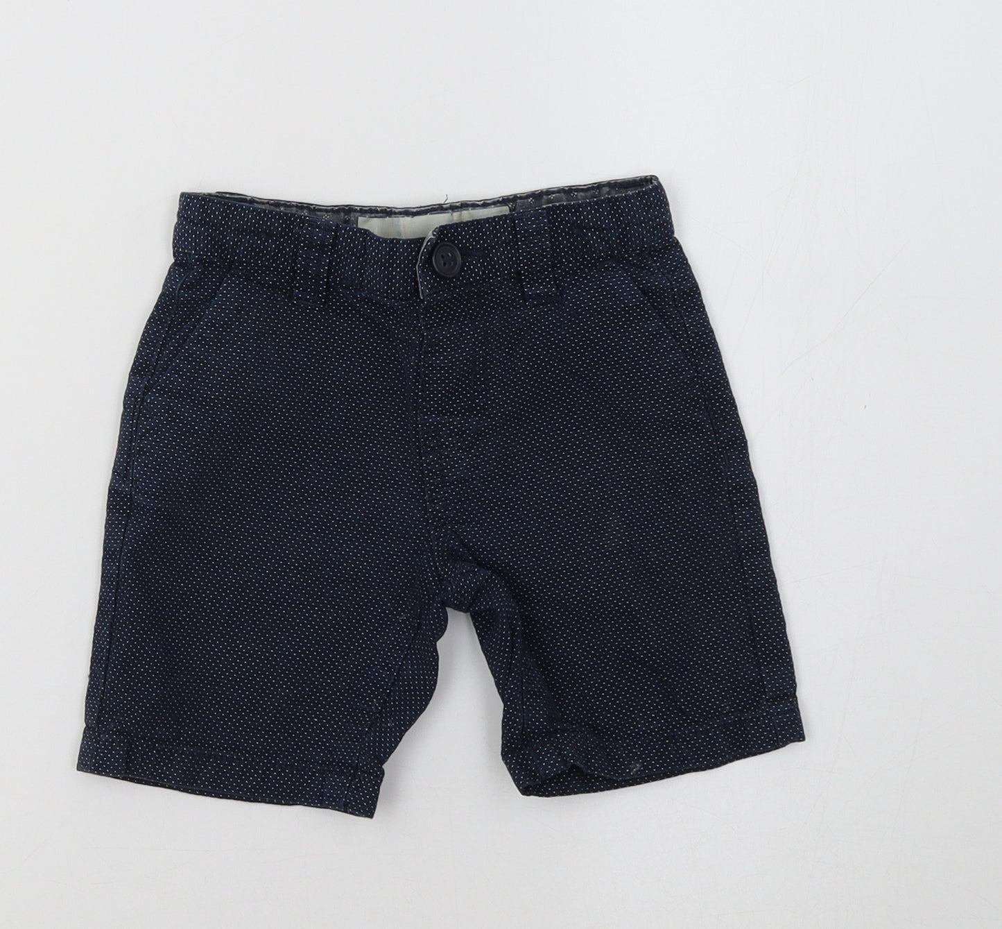 Primark Boys Blue Polka Dot  Chino Shorts Size 2-3 Years