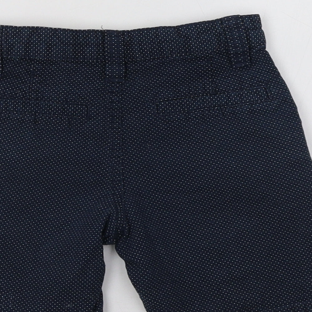 Primark Boys Blue Polka Dot  Chino Shorts Size 2-3 Years