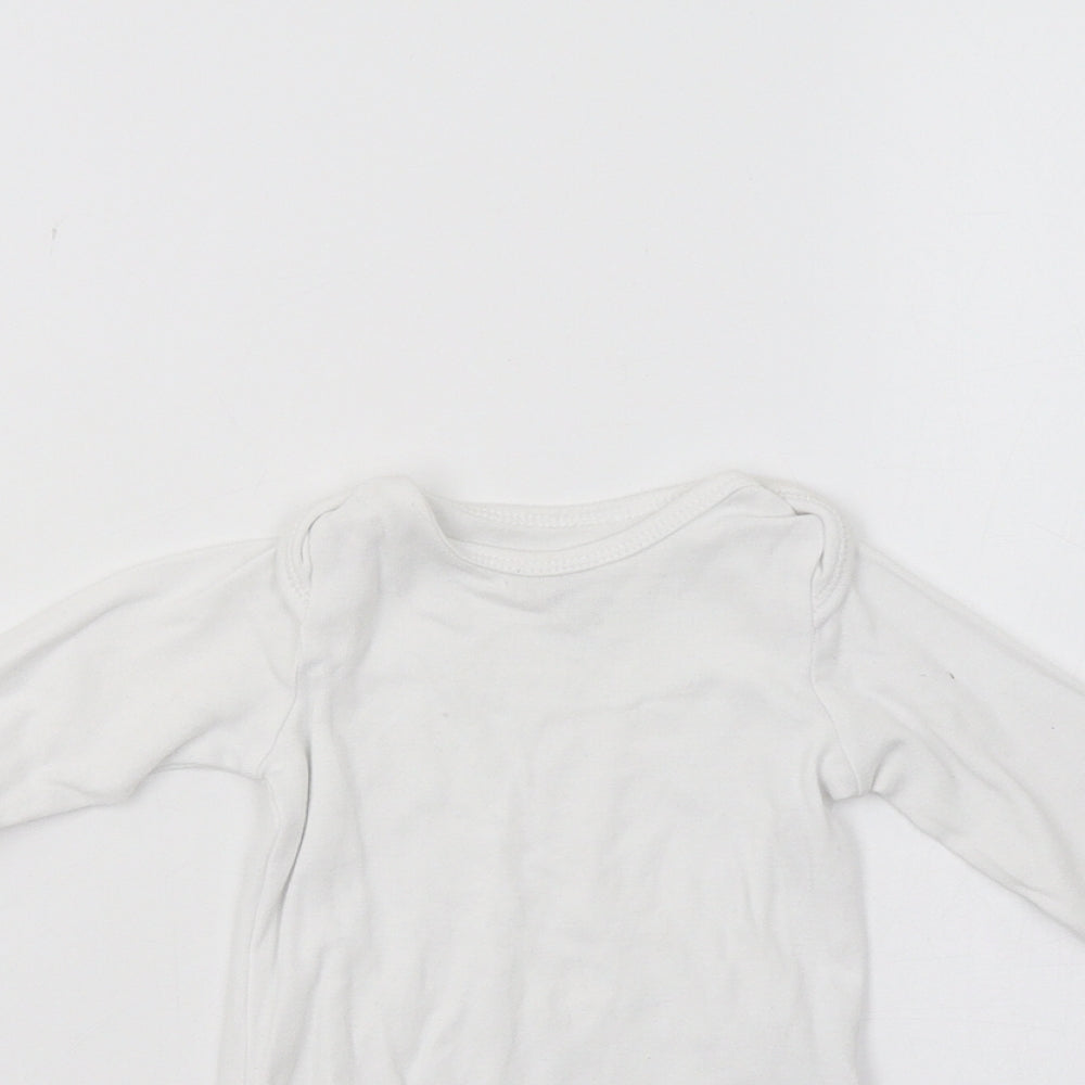 H&M Baby White   Romper One-Piece Size 9-12 Months