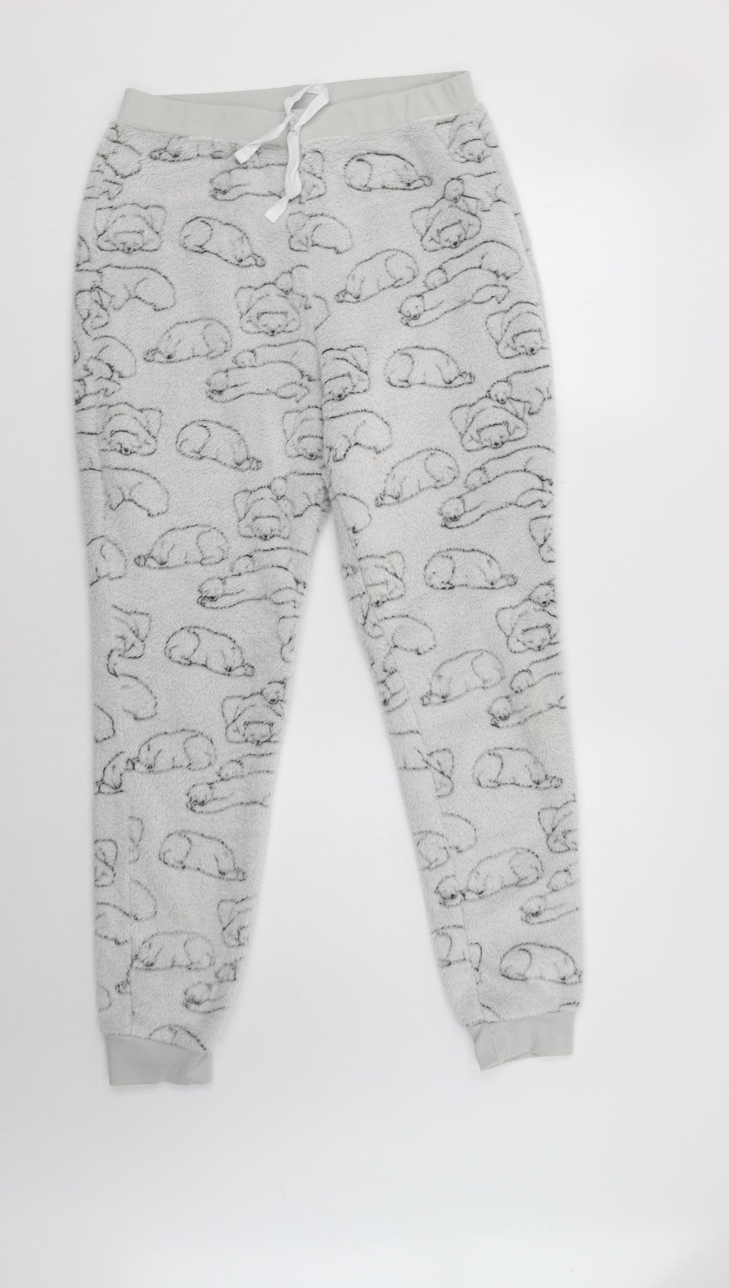 TU Womens Grey    Pyjama Pants Size 12  - Polar Bear Print