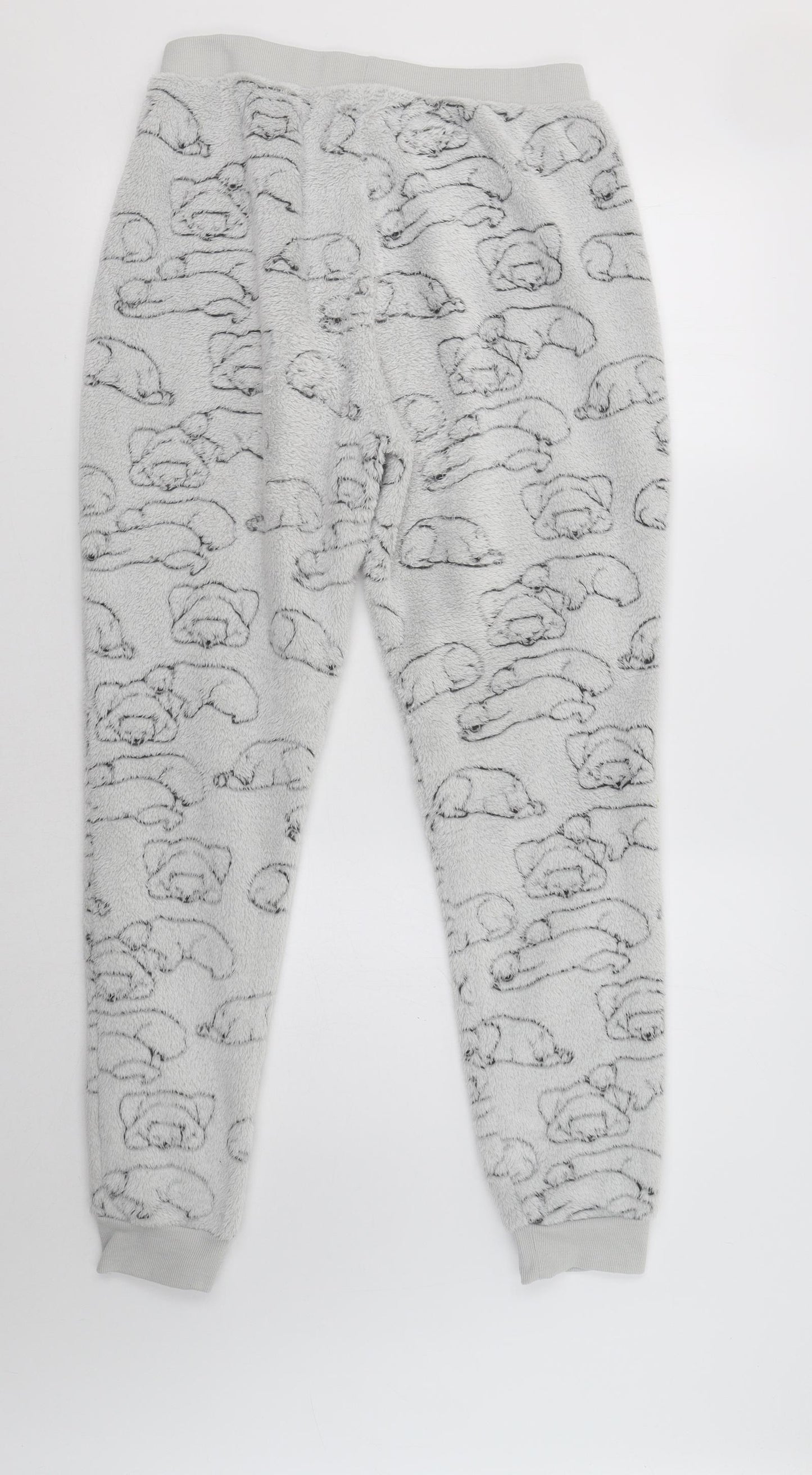 TU Womens Grey    Pyjama Pants Size 12  - Polar Bear Print