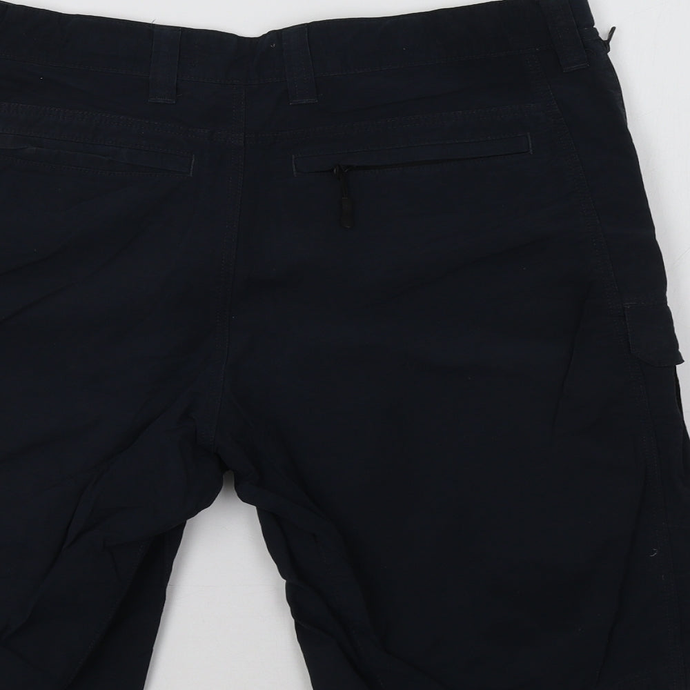 M&S Mens Blue   Cargo Shorts Size 36