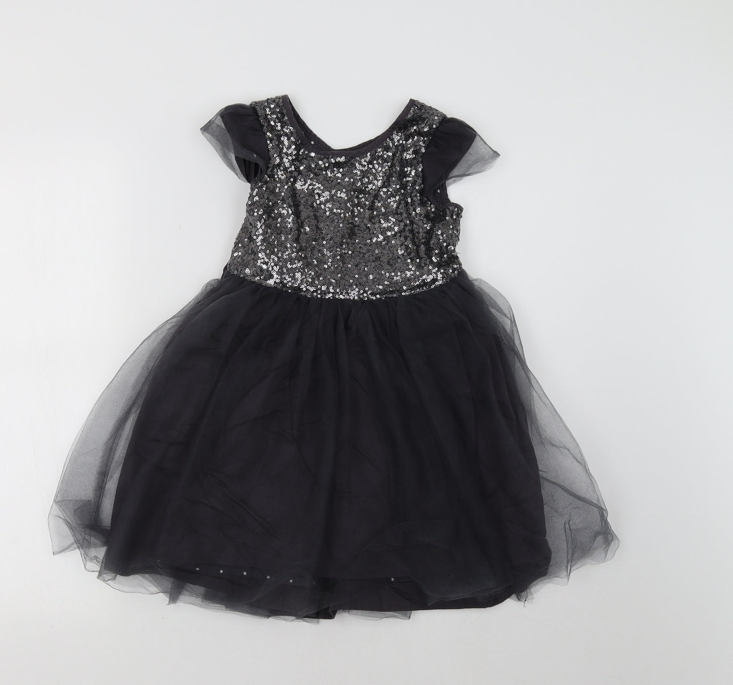 Vertbaudet Girls Grey   Ball Gown  Size 6 Years