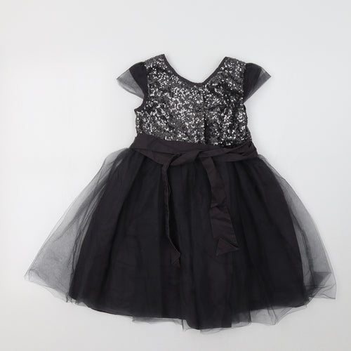 Vertbaudet Girls Grey   Ball Gown  Size 6 Years