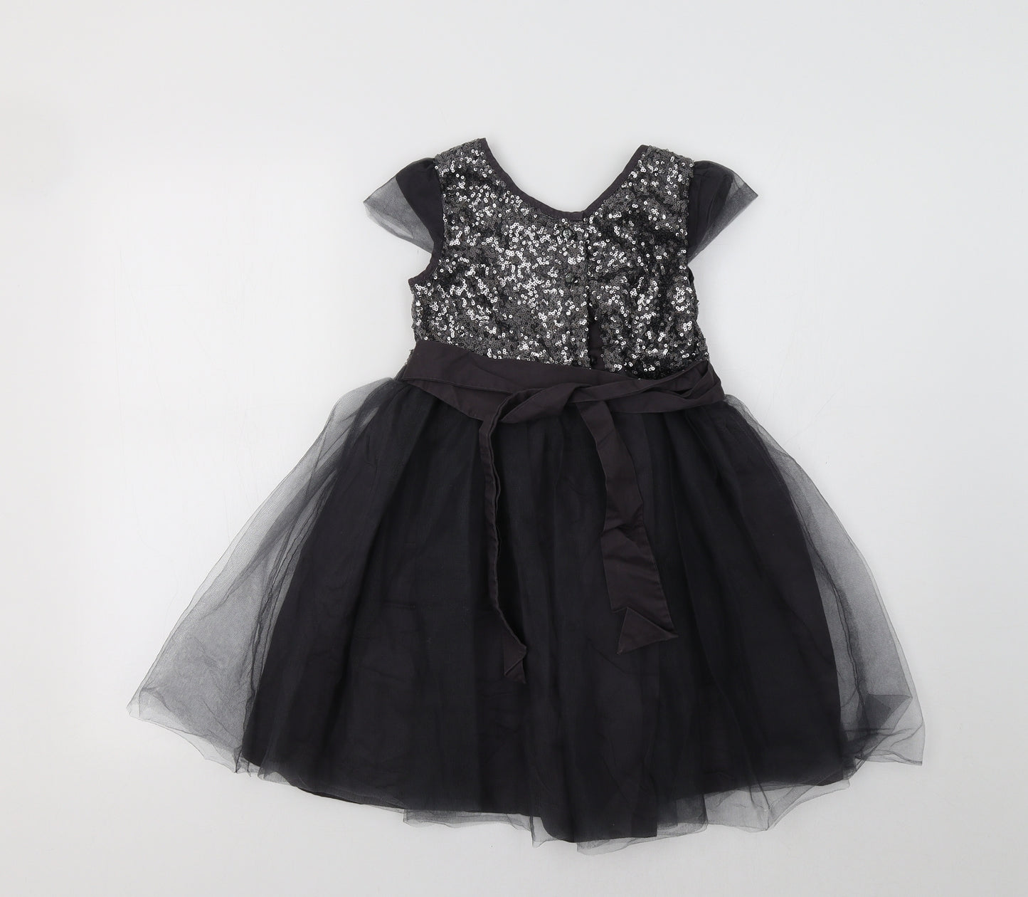 Vertbaudet Girls Grey   Ball Gown  Size 6 Years