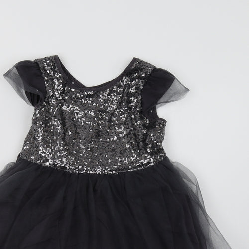 Vertbaudet Girls Grey   Ball Gown  Size 6 Years