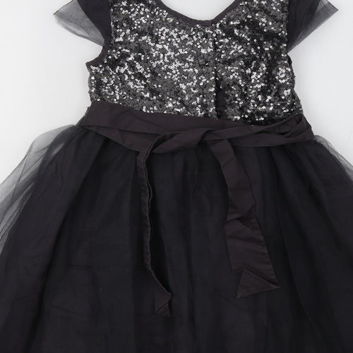Vertbaudet Girls Grey   Ball Gown  Size 6 Years