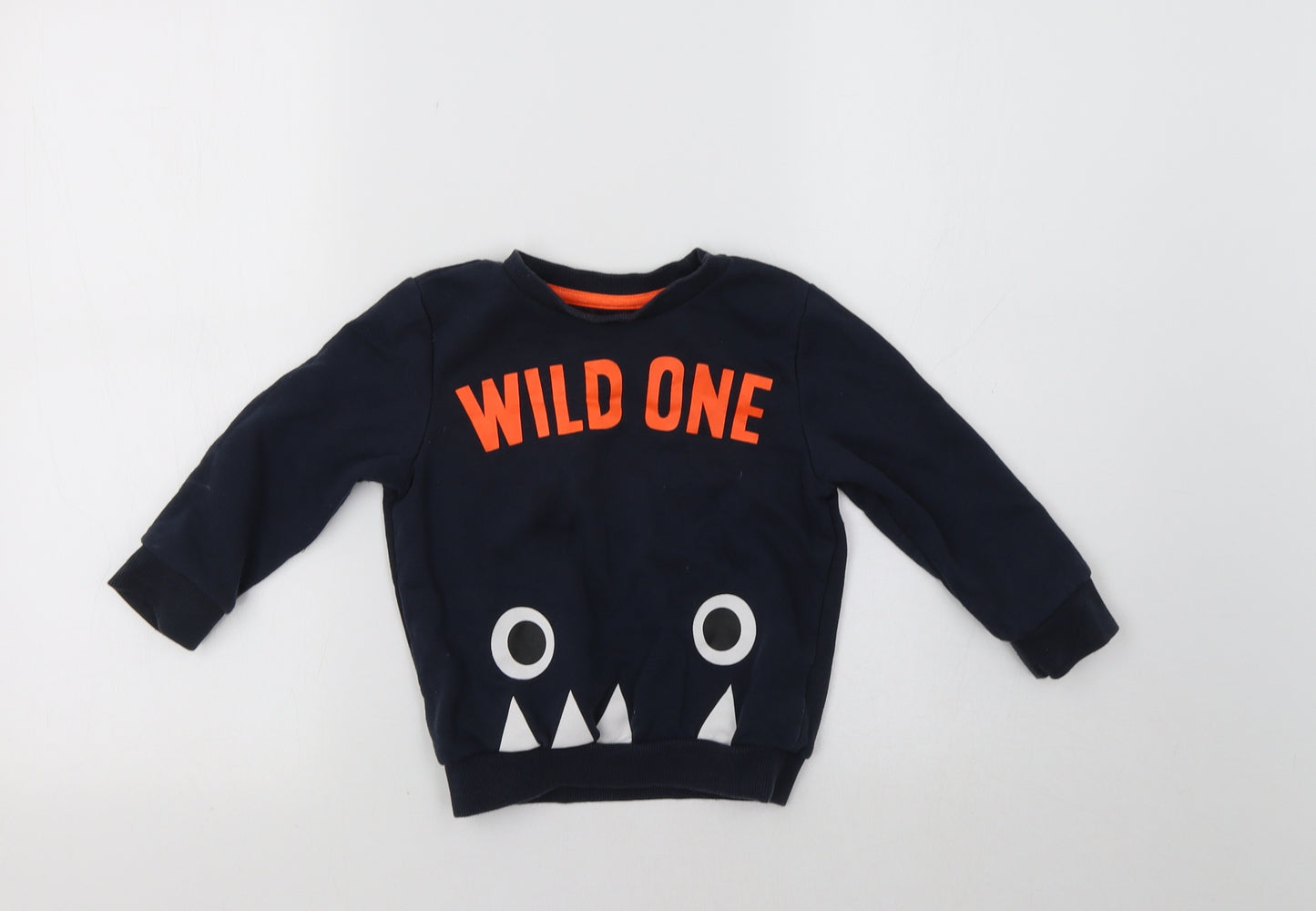 F&F Boys Blue   Pullover Sweatshirt Size 3-4 Years  - Wild One