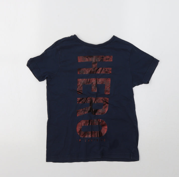 George Boys Blue Basic T-Shirt Size 6-7 Years - Hero