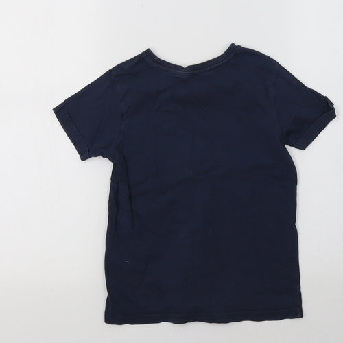George Boys Blue   Basic T-Shirt Size 6-7 Years  - Hero