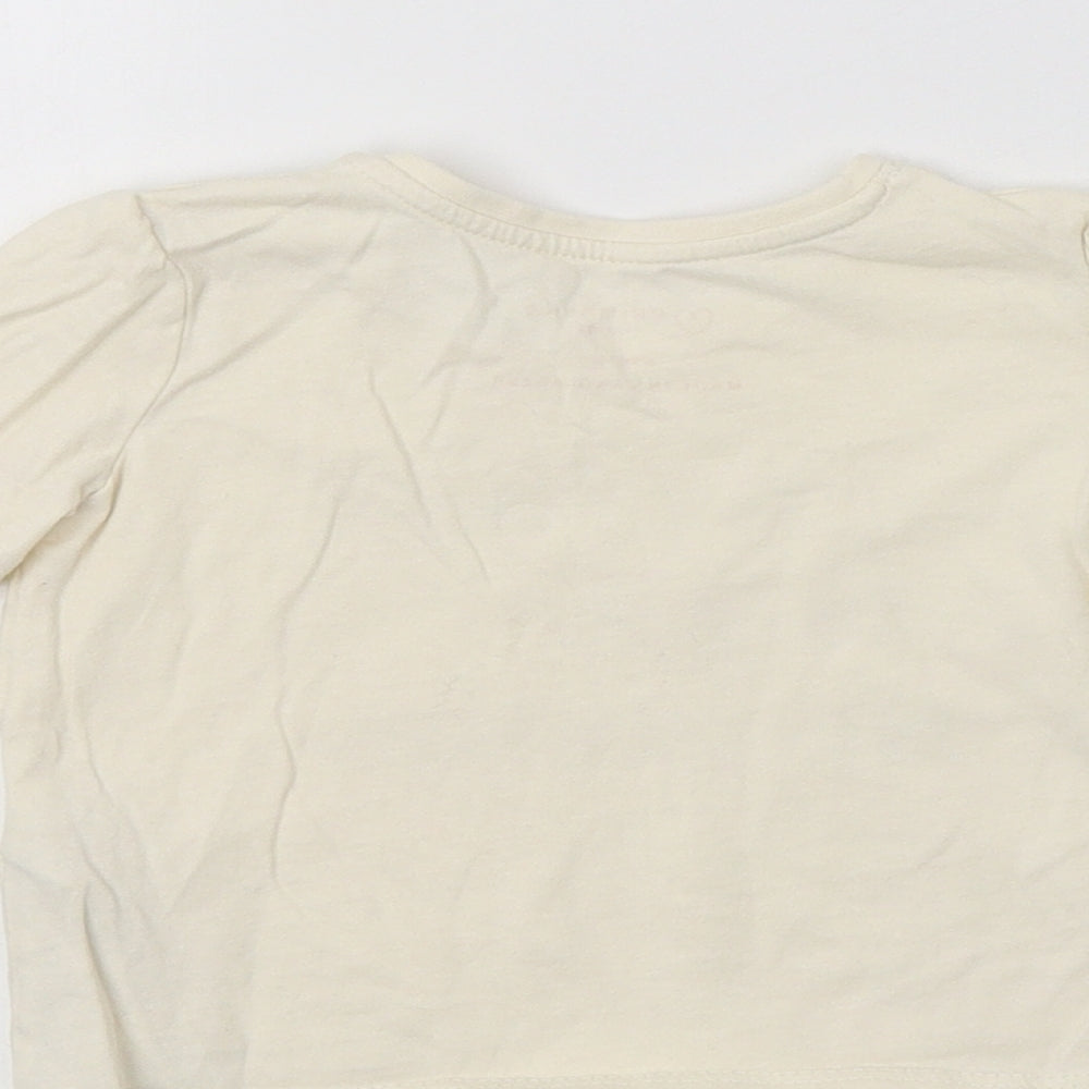 Primark Baby Ivory   Basic T-Shirt Size 6-9 Months
